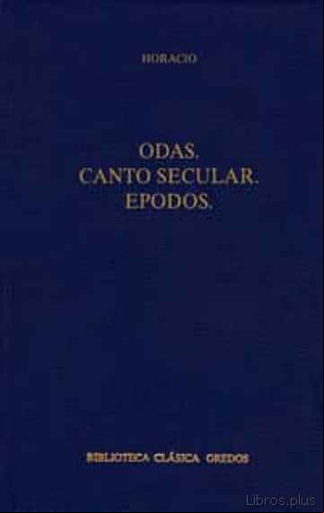 Descargar gratis ebook ODAS. CANTO SECULAR. EPODOS en epub